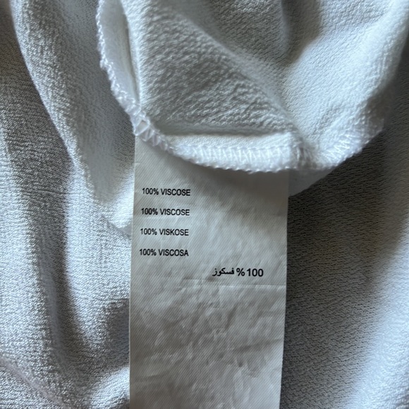 Michel Studio white sleeveless peplum blouse, 16 - Picture 3 of 3